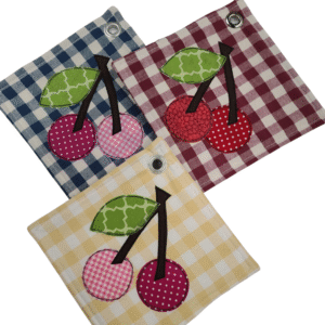 Cherry Applique Potholders