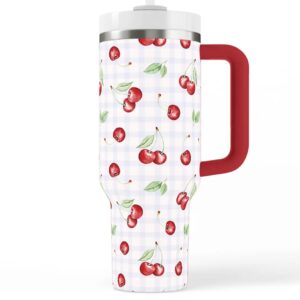 June Apothicarie – Cherry Insulated 40oz Hand Tumbler